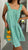 Women Summer Daily Stripe Green Solid A Line Dress
