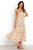 Women Summer Vacition Sleeveless Cami Midi A Line Dress