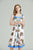 Women Summer Printed  Sleeveless A Line Knee Dress