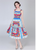 Women Summer Printed Daily Cami A Line Midi Dress