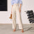 Summer Drooping Slimming Stitching High Waist Straight Wide Leg Pants