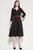 Early Spring New Dress 3d Rose Temperament Elegant Belted A Line Dress