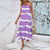 Spring Designer Model Section Dyed Knitted Cami Dress