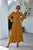 Autumn Printed Polka Dot Smocking Long Sleeve Dress