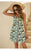 Summer Elegant Lady Cami Dress Floral Print Dress