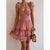 Summer Sweet Sexy Solid Color Chiffon Dress