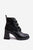 Black Heel boots Step in style