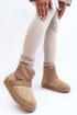 Beige Snow Boots Step in style