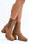 Brown Heel boots Step in style