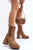 Brown Heel boots Step in style