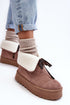 Beige Snow Boots Step in style