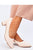 Beige Block Heel Pumps Inello