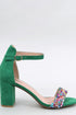 Green Heel Sandals Inello