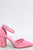 Pink Block Heel Pumps Inello