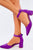 Violet Block Heel Pumps Inello