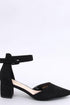 Black Block Heel Pumps Inello