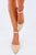 Beige Block Heel Pumps Inello