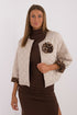 Beige Jacket Italy Moda