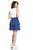 Navy Blue Short skirt Tessita