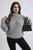 Buttons Long Sleeves Chunky Knit Top