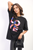 Oversized Love Slogan Print Top