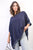 Oversized Sequin Hem Flare Sleeve Top