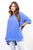 Oversized Sequin Hem Flare Sleeve Top