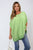 Oversized Sequin Hem Flare Sleeve Top