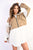 Two Tone Zip Front Oversized Long Sleeve Shirt
