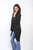 Oversized Long Sleeve Button Front Top