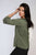 Plisse Pleated Short Bow Sleeve Top