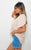Frill Sleeve Top With Chain