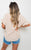Frill Sleeve Top With Chain