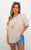 Frill Sleeve Top With Chain