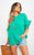 Frill Sleeve Top With Chain