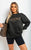 J'Adore Paris Print Oversized Jumper Top