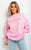 J'Adore Paris Print Oversized Jumper Top