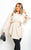 Oversized Button Front Belted Top