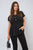 Button Front Cinched Waist Top