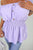 Button Front Cinched Waist Top