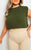 Knitted Sleeveless Crop Top