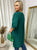 Long Back Roll Up Sleeve Loose Fit Top