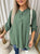 Long Back Roll Up Sleeve Loose Fit Top