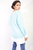 Contrast Ruffled Hem Top