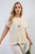 Short Sleeve Pleated Top