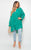 Oversized Ruffle Long Sleeve Tops