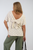 Bow Back Eyelet Details Short Sleeve Oversized Top