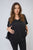 Short Sleeve V-Neck Loose Top