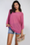 Round Neck Studded Oversized Top