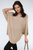 Round Neck Studded Oversized Top